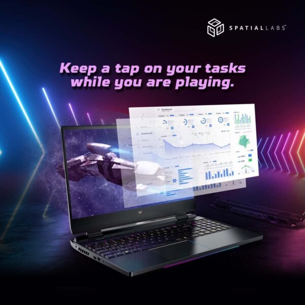 Acer Predator Helios 300 Gaming Laptop Intel Core i9 12th Gen-(Windows 11 Home/32 GB/2 TB SSD/NVIDIA RTX 3080) PH315-55s with 39.6 Cm (15.6 Inches) UHD IPS Display, 3 KG, Glasses-Free Stereoscopic 3D - Image 2
