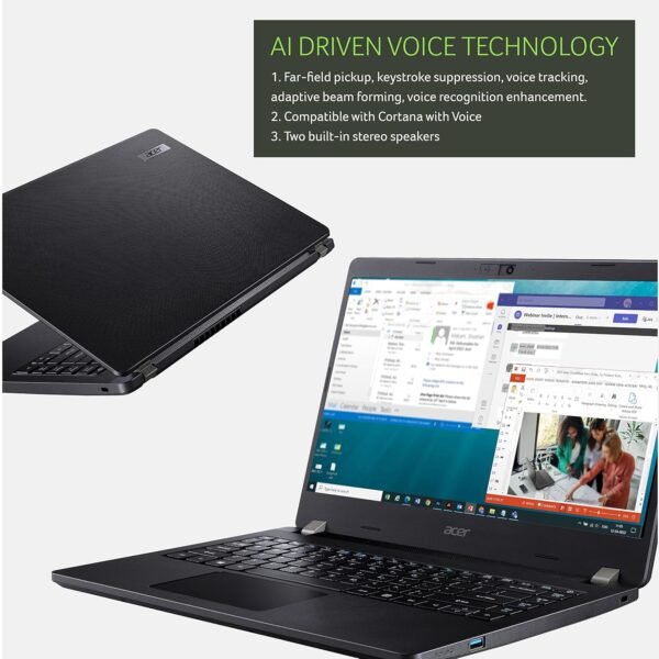 Acer Travelmate Business Laptop Intel Corei3 1115G5 Processor (8GB DDR4/ 256GB SSD/Intel Iris Xe Graphics/Windows 11 Home) TMP214-53 with 35.56 cm (14.0") Full HD Display - Image 3