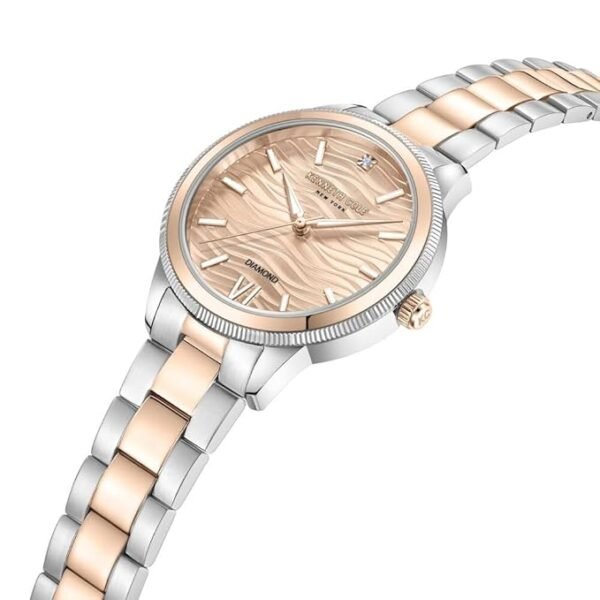 Kenneth Cole Quartz Analog Pink dial Stainless Steel Strap Watch for Women-KCWLG0017704LD - Image 3