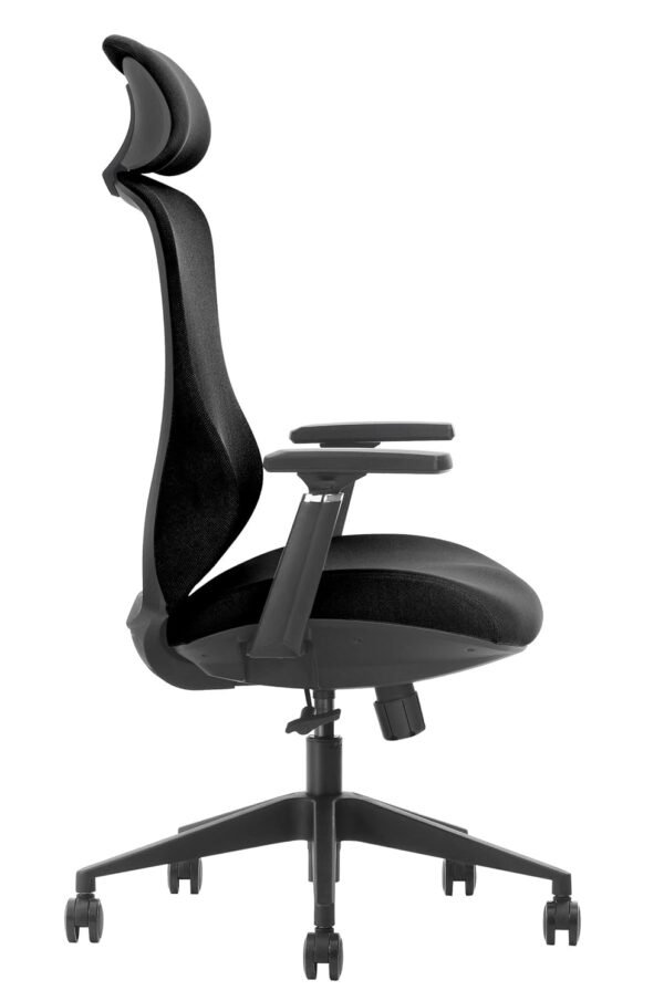 DeckUp Athena High Back Executive Mesh Office Chair (Black, BIFMA Certified,3 Years Warranty) - Image 2