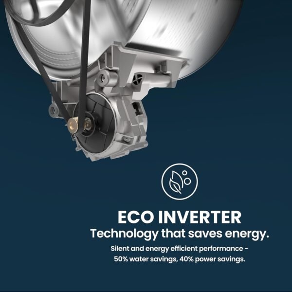 IFB 9 Kg 5 Star Powered by AI with 9 Swirl Wash, WiFi, Fully Automatic Front Load Washing Machine (Executive SXN 9014K, Steam Refresh Program with Eco Inverter, Rich Silver) - Image 4