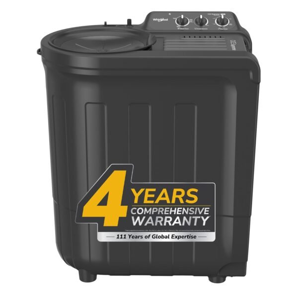 Whirlpool 7.0 Kg 5 Star Ace Supreme Semi-Automatic Top Loading Washing Machine (ACE SUPREME RYL SRS 7.0 GREY DAZZLE (5YR), 4 Year Comprehensive Warranty, 1400 RPM Motor, 5 Year Motor Warranty)